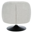 thumbnail image 5 of Safavieh Ezro Modern Wood and Fabric Dining Arm Chairs, Light Gray, 5 of 6