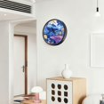 thumbnail image 6 of Voice Activated Clock with Glow Light 12 Inch Large Silent Wall Clock Battery Operated for Home Decor Whales and Dolphins Pattern, 6 of 8
