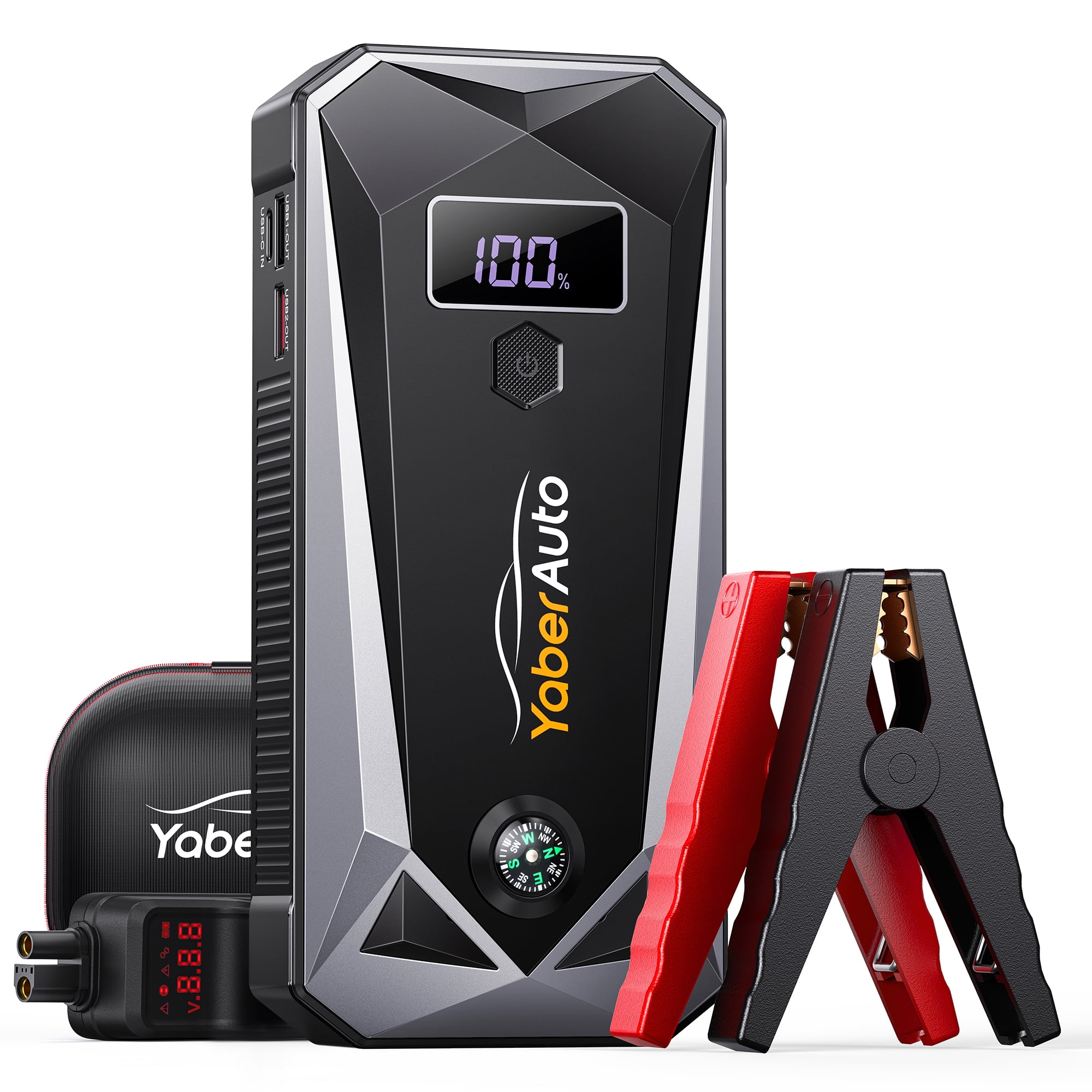 Yaber Car Jump Starter 2500A 21800mAh Portable Battery Pack Booster Pack  USB Quick Charge 3.0