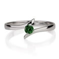 thumbnail image 2 of 1 Carat Round Cut Solitaire Engagement Ring in 10k White Gold, 2 of 2