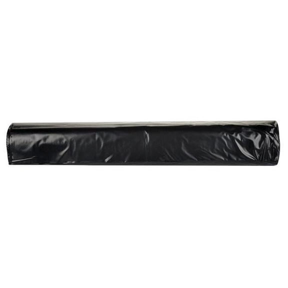625918 4 mil 10 x 100 ft. Film Polyethylene Sheeting - Black