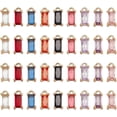 thumbnail image 1 of 9 Colors Cubic Zirconia Charms 36pcs Micro Pave Rhinestone Charms Rectangle Crystal Charms Birthstone Charms Tiny Pendants for Jewelry Making Earring Bracelet Necklace Craft 9x4x3mm, 1 of 5