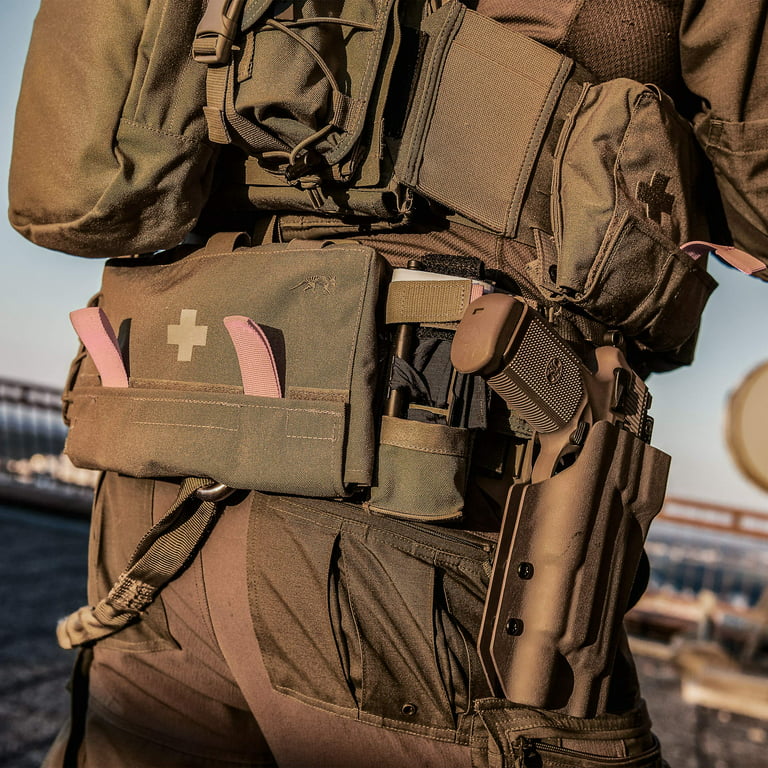 Tasmanian Tiger IFAK Pouch, Tactical MOLLE Medical Pouch, First Aid Bag,  Rip Away Panel, Large, Coyote