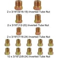thumbnail image 4 of Upgraded Brake Line Tubing Kit - 25 Ft. of 3/16 Copper Coated Flexible Tube, Roll 25 ft 3/16" (Includes 16 Fittings), 4 of 7