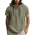 thumbnail image 1 of Playeras Interiores Para Hombre, Blusa Informal De Verano Con Estampado De Empalme De Color Para Hombre, Camiseta De Manga Corta Con Cuello Vuelto, 1 of 4