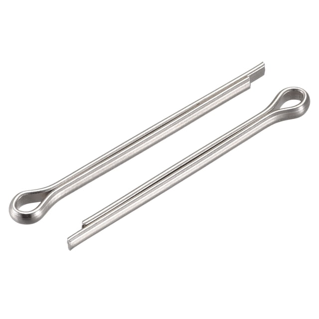 Dividido Chaveta Pasadores Unique Bargains 2,5mmx30mm Acero Inoxidable Clip Sujetador Plateado 60uds