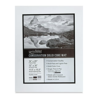 Sax Exclusive Premium Pre-Cut Mat, 12 x 16 Inches, Black, Pack of 10
