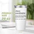 thumbnail image 2 of Taza de viaje Tumbler Cup MFGNEH Chaos Coordinator, 590 ml, 2 of 5
