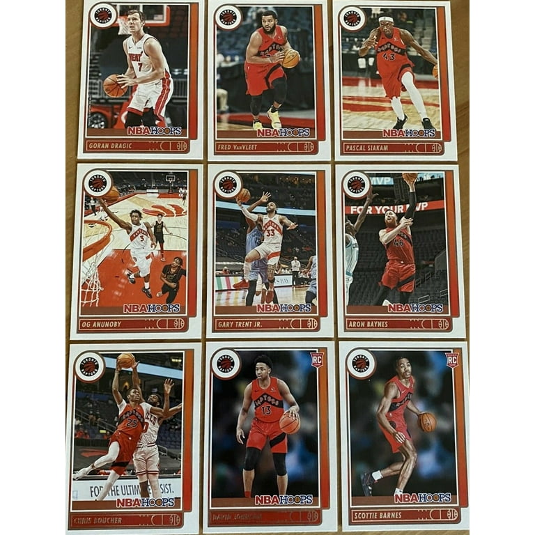 Toronto Raptors 2021 2022 Hoops Factory Sealed Team Set with Rookie cards  of David Johnson and Scottie Barnes