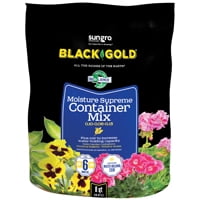 sun gro BLACK GOLD 1413000Q08P Container Potting Mix, 240 (Best Soil Mix For Self Watering Containers)