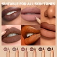 thumbnail image 5 of Ouwald Makeup Lip Liner, 6 Colors Matte Lip Liner Pencil Set, Long Lasting Waterproof Lip Liner Stain, Smooth & Easy Glide, 6 Count with 2 Sharpeners (Color Set 03), 5 of 8