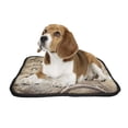 thumbnail image 2 of PKQWTM Vintage View Of Paris On The Grunge Pet Dog Cat Bed Pee Pads Mat Cushion Potty Dogs Blankets Crate Bed Kennel 25x30 inch, 2 of 3