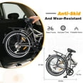 thumbnail image 2 of Ambifirner 24” Folding Bike, Adults Portable Bike with 7 Speed, Lightweight Outdoor Beach Cruiser Bike with Seat Rear Easy to Install, 2 of 9
