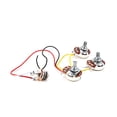 thumbnail image 3 of Toystoory Arnés de cableado de bajo, 2 volúmenes, accesorios para guitarra eléctrica, arnés de cables, Kit precableado, sistema de puente de Accesorios para instrumentos musicales, 3 of 6
