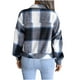 thumbnail image 4 of Puntoco Moda Mujer Otoño e Invierno Lattice Lantern Manga larga Chaqueta de tela de lana Liquidación Puntoco Puntoco-1754, 4 of 5