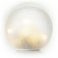 thumbnail image 6 of Alpine Corporation 7" Textured Glass Light-Up Gazing Globe, White, 6 of 12