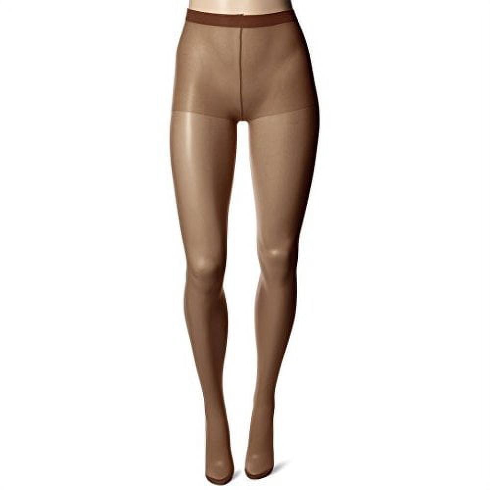No Nonsense Women's Ultra Sheer Hosiery 1 Pair Pack Jet Brown D