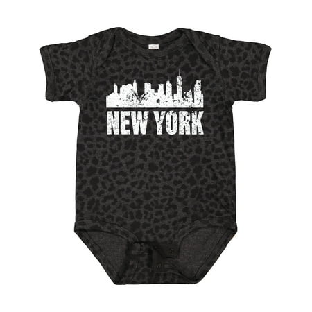 

Inktastic New York Skyline Grunge Gift Baby Boy or Baby Girl Bodysuit