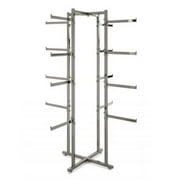 Econoco K36 Folding Lingerie Tower - Square Tubing With Rectangular Tubular Arms