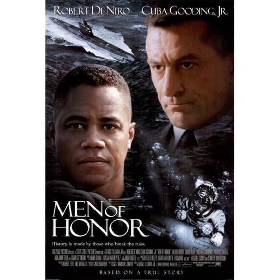 Pop Culture Graphics  Men of Honor Movie Poster Print - 27 x 40