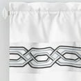 thumbnail image 4 of Achim Paige Rod Pocket 5 Piece Light Filtering Curtain Set, White, 55" x 63", 4 of 5