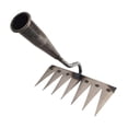 thumbnail image 1 of DYNWAVECA Garden Hoe Garden Hand Rake Manganese Steel Sturdy Agricultural Weeding Rake Weeding Tool for Planting Farm Loosening Digging 7 Tines, 1 of 10