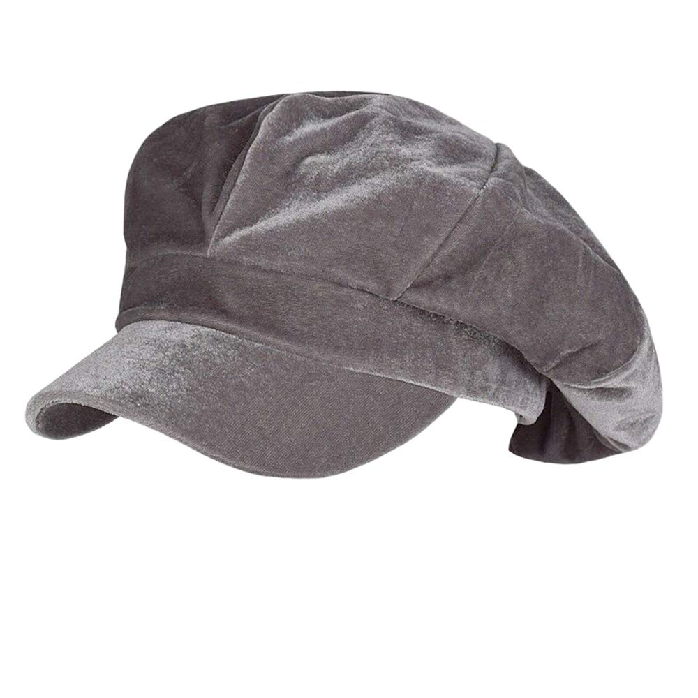 HAORUN Women Vintage Velvet Beret 