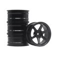 thumbnail image 3 of piezas para 94122/94123/FW06, ruedas livianas D3/D4 de 1/10, neumáticos de metal para autos deportivos planos, T titanio, 3 of 5