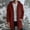 Wine, variant on FSYBOA Men's Zipper Hoodies Size 3XL, Casual Winter Loose Fit Long Sleeve Long Hooded Jackets Gray