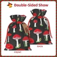 thumbnail image 2 of Naloa Red Mushrooms Drawstring Christmas Bags, 3D Xmas Gift Bags, Christmas Wrapping Bags, Xmas Goodie Bags, Treat Pouch Bags, Party Favor Bags-Medium, 2 of 9