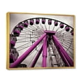 thumbnail image 2 of Designart "Fun Parks Spinning Rides" Architecture Floater Framed Wall Decor, 2 of 7