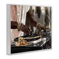 thumbnail image 2 of Stupell Industries Contemporary Golden Sound DJ Turntables White Framed Giclee Art, 14 x 11, by Franklyn Gregory, 2 of 8