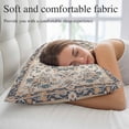 thumbnail image 5 of Boho Blue Pillow Covers 16"x24", Southwestern Ethnic Vintage Mexican Flowers Soft Brushed Microfiber Breathable Throw Pillow Covers, Pillowcase with Zipper for Couch Sofa Bedroom Living Room, 5 of 9