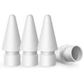 thumbnail image 1 of pieces replacement tips for Apple Pencil 1st generation /2nd generation. Generation and MEKO iPad Pen, Highly Sensitive Replacement Nibs, White, 1 of 5