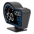 thumbnail image 5 of Pantalla HUD para automóvil Dirección de velocidad Distancia de conducción Alarma de exceso de velocidad Pantalla HD GPS Velocímetro digital Universal para vehículo, 5 of 5