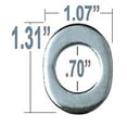 thumbnail image 5 of 24 Cragar Standard Mag Lug Nuts 7/16"-20 with Keystone Center Washer 0.76" Shank 0.68" Diameter 1.57" Length, 5 of 6