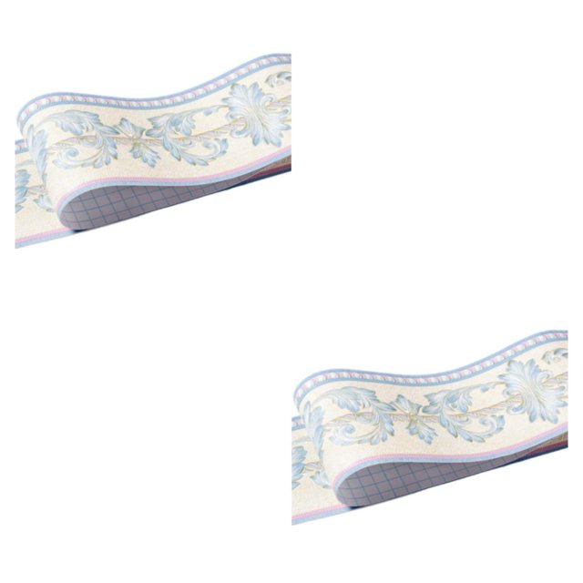 Guardoinrt Waterproof Wallpaper Border Living Space With Style Instantly Change Look Of Room PVC Creative Yellow Leaf 2Set