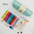 thumbnail image 4 of Premium Crochet Hooks Set with Case Crochet Hooks Set Ergonomic Soft Handles Needles Stitch Markers Sewing Tools Set Gift Set, 4 of 6