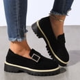 thumbnail image 6 of Willtoo Orthopedic Dress Shoes for Women Platform Round Toe Slip On Comfortable Loafers Non Slip Lug Sole Office Casual Walking Shoes Chunky Heel Fashion Low Top Shoes, 6 of 6