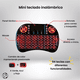 thumbnail image 3 of Teclado Inalambrico Dosyu KB03 Iluminado para Smart TV Box Xbox PC Negro BLOOSOM, 3 of 4