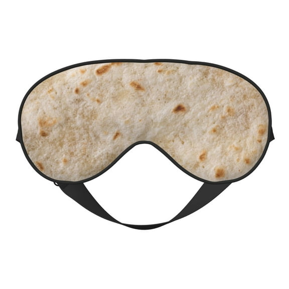 Uemuo Tortilla Pattern Sleep Eye Mask - Light Blocking Sleep Mask Blocking Out Light Perfectly, Soft and Comfortable Night Eye Mask, Eye Blinder