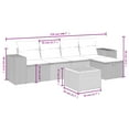thumbnail image 2 of vidaXL Garden Sofa Set Black, 2 of 4