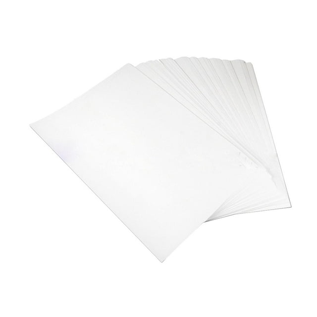 Printable Heat Transfer Paper for Fabric , Transfer Paper for Inkjet Printer DIY Projects 0Pcs White 100Pcs