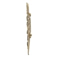 thumbnail image 4 of Benjara Linzo 19" Aluminum Wall Hanging Bowl- Monstera Leaf- Bright Gold Finish, 4 of 5