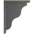thumbnail image 3 of 1 1/2"W x 9"D x 11"H Hamilton Traditional Wood Vintage Decor Bracket, Black, 3 of 6
