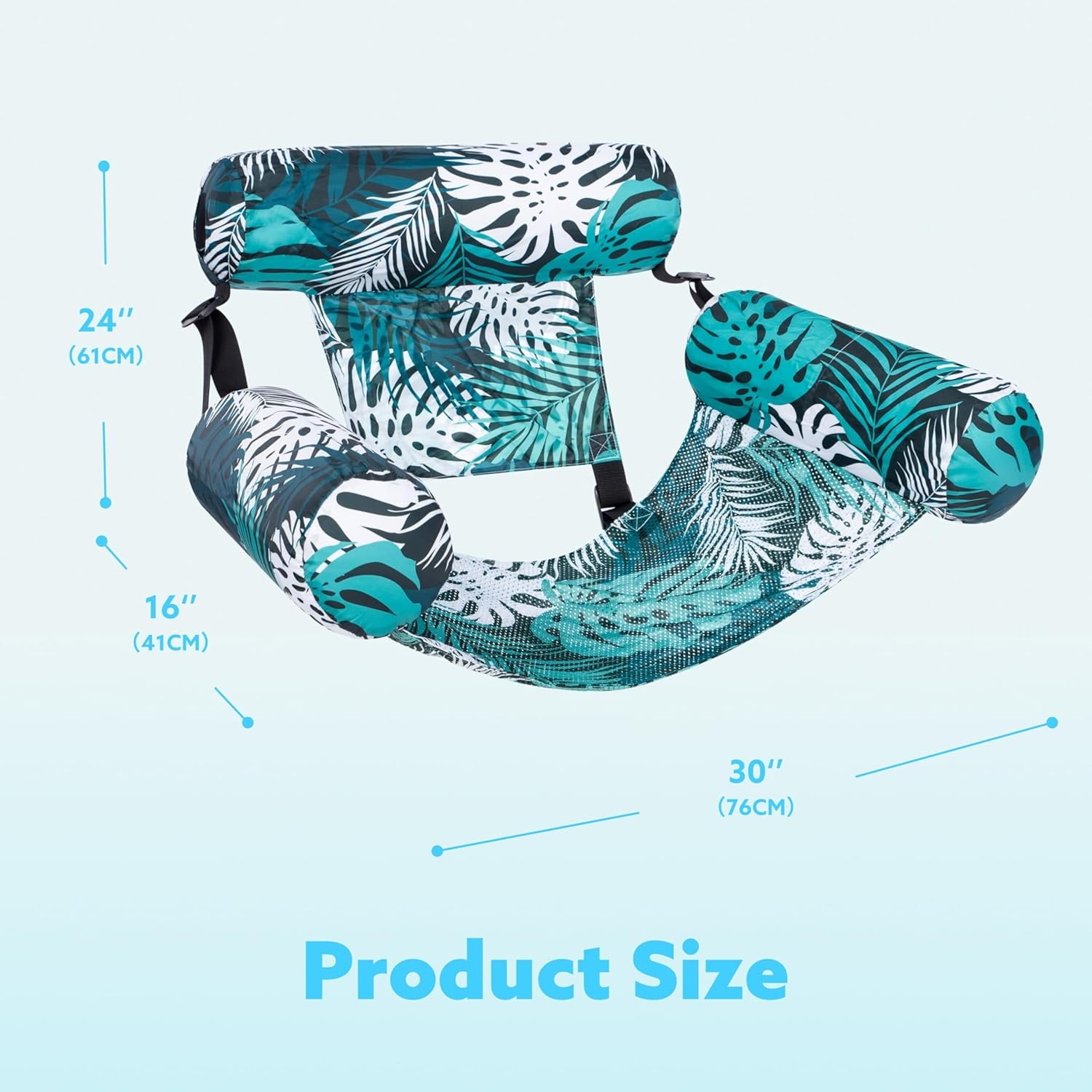 SYNCFUN 2Pcs Pool Float Hammock,Pool Float Loungers,Swimming Pool Floats for Adult,Inflatable Pool Noodles for Swimming Pool,Pool Toys Lounge Chairs Floating