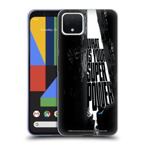Head Case Designs Officially Licensed Batman DC Comics Duality Super Power Soft Gel Case Compatible with Google Pixel 4