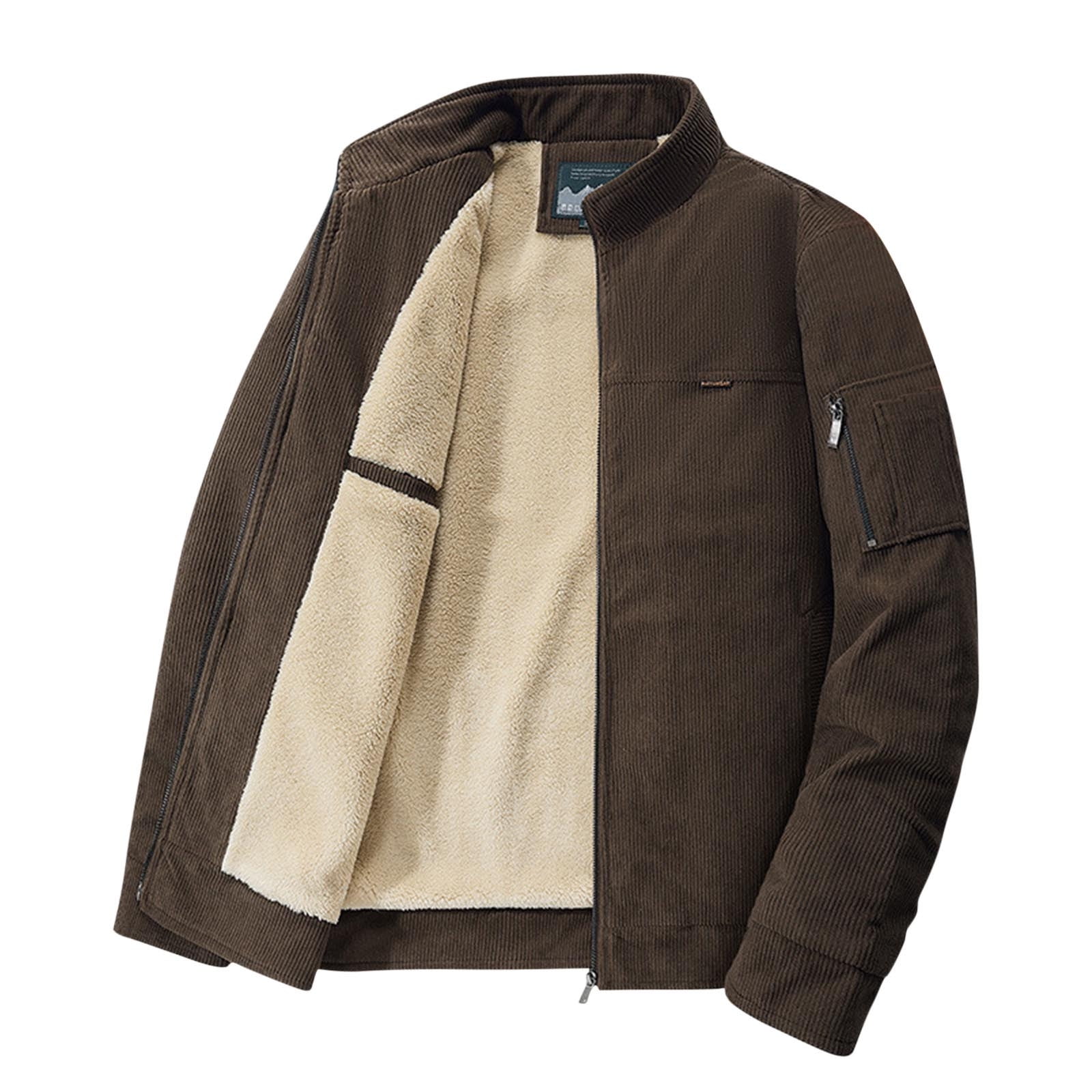 Wells Lamont Quilted Flex Canvas Thermal Sherpa Lined Shirt Jacket