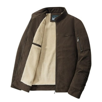 Wells Lamont Men's Quilted Flex Canvas Shirt Jacket with Sherpa