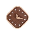 thumbnail image 1 of tamizeot Decorative Table Clock Simple Wooden Square Chic Mantels Shelf Modern Home Decor Desk Clock Sturdy And Durable To ., 1 of 6